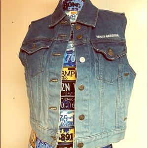 Ombré jean Harley Davidson Vest